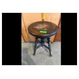 Antique Dark Brown Adjustable Claw Foot Piano...