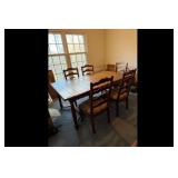 Ethan Allen Rectangular Dining Table Set