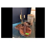 Mixed lot of Candelabra Lazy Susan Basket