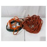 Mixed lot of Orange Green Extension Cords