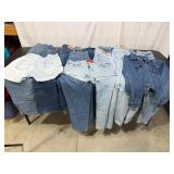 Mixed lot of Vintage Denim Jeans Shorts Jacket