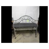 Gray Metal Decorative Headboard