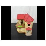 Red Roof Furnished Dollhouse