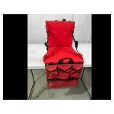 Red Insulated Food Delivery Backpack