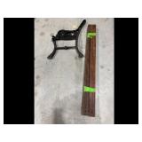 Ornate Cast Iron Bench Ends Wood Slats