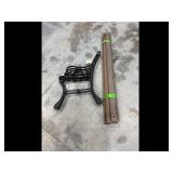 Ornate Cast Iron Bench Frame Wood Slats