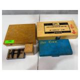 Mixed lot Drill Master Forstner bits hand punch