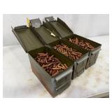 50 Cal Projectiles - Tracer Brown Tip Ammunition