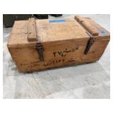 Wooden Box - Ammo Storage, Vintage