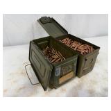.50 Caliber Bullets in Ammunition Cans
