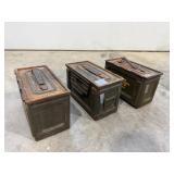 Military .50 Caliber Ammunition Cans - Olive...