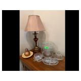 Table Lamp, Glassware, Decorative Pear