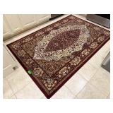 At Home Premium Nain Area Rug, Red