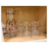 Pitcher and Goblets