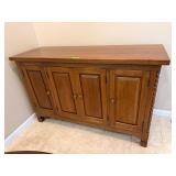 Cabinet - Wood, Four Doors, Twisted Detail