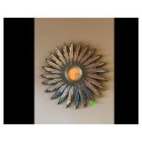 Sunburst Mirror - Decorative, Wall-Mounted