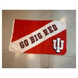 Mixed lot of Indiana Hoosiers Flags Red