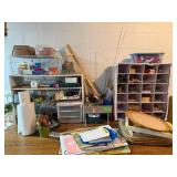 Mixed lot of Crafting Storage Shelving Bins