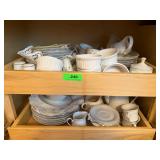 Mixed lot of White Porcelain Dinnerware Serving...