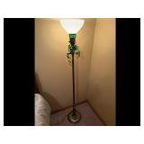 Vintage Bronze Floor Lamp Ivy Accent