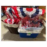 Mixed lot of Patriotic Party Decor