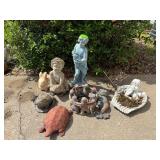 Mixed lot of Garden Statues