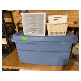 Mixed lot of Storage Bins Organizers