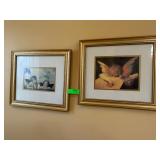 Gold Framed Cherub Art Prints