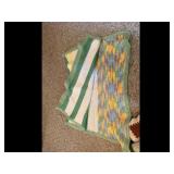 Mixed lot of handmade crochet blankets