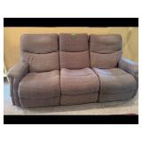 Gray 3-Seater Reclining Sofa