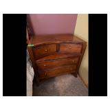 American Signature Cherry Wood Nightstand Dresser