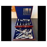 Silverware Set in Wooden Box
