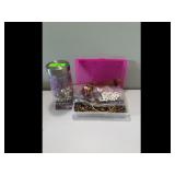 Mixed lot of Jewelry and Craft Beads Charms