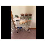 Fido Glass Jars Blue Wood Lids