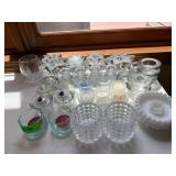 Mixed lot of Glass Votive Holders Ornaments