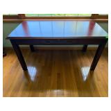Mahogany Finish Desk Single Drawer