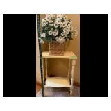 Vintage Cream Side Table