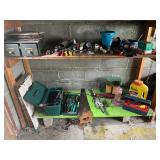 Mixed lot of Hand Tools Hardware Filing Cabinet