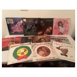 Mixed lot of Christmas Music Vinyl Records