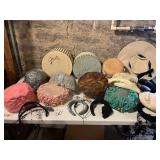 Mixed lot of Vintage Womens Hats Headbands
