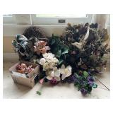 Mixed lot of Artificial Dried Floral Components