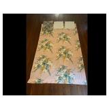 Vintage Floral Pink Curtain