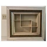 Vintage Decorative Shadow Box Wall Shelf Frame