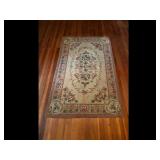 Vintage Floral Multi-color Hooked Rug