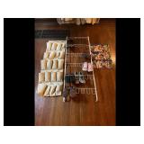 Mixed lot of Womens Shoes and Shoe Racks