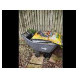 AMES Gray 2-Wheel Garden Cart