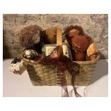 Mixed lot of Primitive Stuffed Dolls Teddy Bear