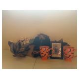 Mixed lot of Halloween Decor Mugs Doll