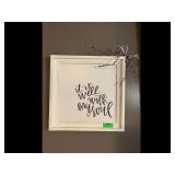 Wooden Framed It Is Well With My Soul Wall Art