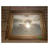 Ornate Gold Gilt Framed Mirror Rectangular